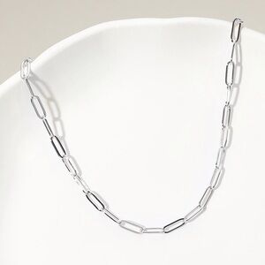 Elegant Silver Chain Necklace